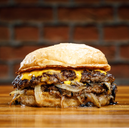 Tiki Grilled Onion Burger